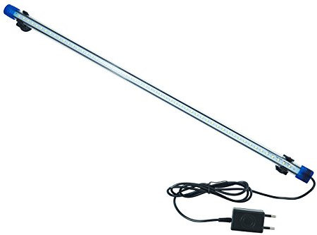 NEON 55 LED SMD 60CM 3WT LUCE BIANCA ACQUARIO PESCI PIANTE IMMERSIONE PLAFONIERA