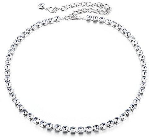 Tinksky Kette Gürtel Frauen dekorative Strass Mode Kleid Taille Gürtel 10MM