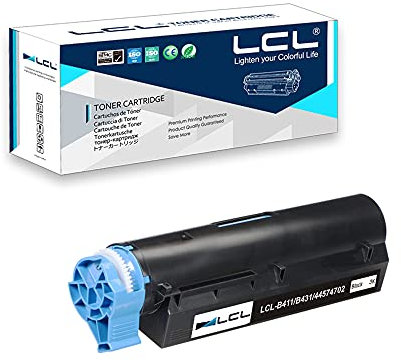 LCL Kompatibel Tonerkartusche B411 B431 44574702 3000 Seiten (1 Schwarz) Ersatz für Oki B411 B411D B411DN B431D B431DN Plus MB491 Plus MB461 MB471 MB471W