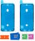 MMOBIEL 2 x Waterproof Pre-Cut Adhesive Sticker Compatible with iPhone Xs Max - 6.5 inch for LCD Display Frame