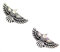 Helen de Lete S925 Sterling Silber Großer Adler Ohrring