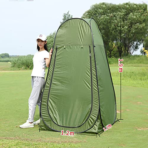 Vinteky Tente de Douche Pliage Pop Up Cabine de Changement Toilette Vêtement Portable Tente Privée douche Camping Abri de Plein Air Vestiaire Extérieure Intérieure+Sac de transport