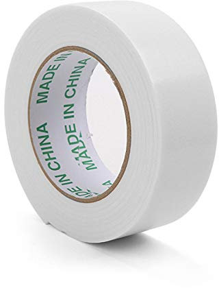 TOOLSTAR Schaumstoff-Klebeband, 10 mm x 10 m, doppelseitiges Klebeband, weißes Montage-Klebeband für drinnen und draußen, DIY Handwerk (1 Stück)