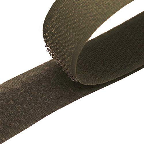 4m Klettband zum Nähen 20mm Flausch- & Hakenband 50 Farben Klettverschluss, Größe:20mm, Gurtband:564 olivgrün