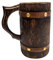 collectiblesBuy Mug médiéval d'inspiration médiévale Accessoires de cuisine Décoration d'intérieur Tasse à bière en bois antique Chope à boissons Chope à café Stein Idée de garçon d'honneur