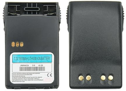 Batterie Li-ION JMNN4024 7,2 V 1800 mAh Compatible avec GL2000 GP328 Plus GP329 GP329 Plus GP388 EX560 Walkie Talkie Batterie de Remplacement