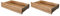 fornera f22 Massivholz Bettkasten Set (2 Stück) (Bio geölt)