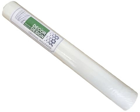 Glatt-Tapete Decor Design Glattvlies 130g / m² - 5,3m² - 50% Polyester - Rissüberbrückend