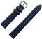 MZBUTIQ 20mm Dunkelblau Dünn Weich Leder Uhrenarmband Ersatz für Damen