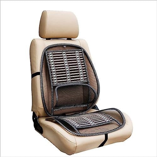 OCEANO Coprisedili per Auto Estivi Antisudore Filo di Acciaio Ergonomico Traspirante Anteriori Nero