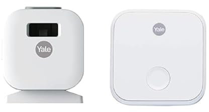 Yale Serrure de Meuble connectée et Connect Wi-FI Bridge - Verrouillage Automatique de Vos armoires et tiroirs avec Pont WiFi pour accès à Distance, Permet la fonctionnalité Assitant Vocal