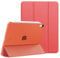 MoKo für iPad Air 11 Zoll Hülle (M3 2025 / M2 2024), iPad Air 5/4 Generation Hülle 2022/2020 10,9, Smart Schlanke Transluzente Harte PC Rückseite Schutzhülle,Unterstützt Touch ID, Orangerot
