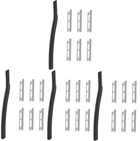 MAGICLULU 4 Sätze Rasiermesser Haarentfernungswerkzeug Peeling-dermaplaning-tool Augenbrauen-rasierwerkzeug Augenbrauenschneider Für Herren Trimmer Rostfreier Stahl Mann Rasieren Rasierer