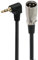 innov8 XLR Male to 3.5mm Angled Male Stereo Jack Audio Cable | 0.3m