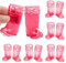Wmzjnljy 24pcs Mini Cowboy Boot Shot Glasses Plastic Western Cowboy Mini Beer Mugs 1oz Reusable Cowboy Boot Cups for Parties, Weddings Outdoor BBQs and Bars(U83-24) (12)