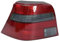 COOKENG Set Rückleuchten für Golf 4 1998-2008 Rücklicht Warnung Bremslicht Blinker Auto Rücklicht Set Lampengehäuse Autozubehör,Left-schwarz