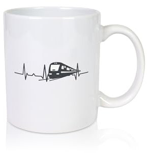 Bahn Motiv | Zug | Lok | Lokführer | Zugführer - Tasse Weiss - Kaffeetasse/Geschenk/Familie