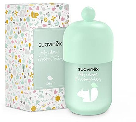 Suavinex, Baby Cologne Memories, Eau de Cologne Bébé, Cologne Enfant avec Faible Teneur en Alcool, 100 ml