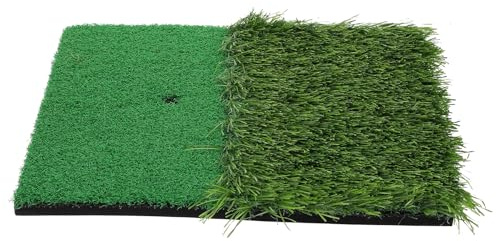 Homoyoyo Indoor Golf Trainingsmatte aus Schadstofffreiem Kunstrasen Kompakt Tragbar Grün Wie Echtes Gras Übungsmatte für Golfschwung Abschlag Geeignet für Anfänger und Profis