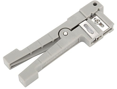 Akozon Fiber Optic Jacket Stripper Fibre Optic Hand Tools Wire Stripper Fibre Optic Cutting Tool Coaxial Cable Stripping Cutter (#1)