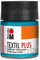 Marabu 17150005091 - Textil Plus karibik 50 ml, volldeckende Stoffmalfarbe für dunkle Stoffe, geeignet für Stoffmalerei und Stoffdruck, nach Fixierung waschbeständig bis 40 °C