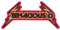Red Embroidered Iron On Badge Rock Band Logo Jack L