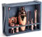 Mixology & Craft Set di 11 pezzi per cocktail shaker e supporto in legno rustico, kit da cameriere e mixer da cocktail, set regalo in rame