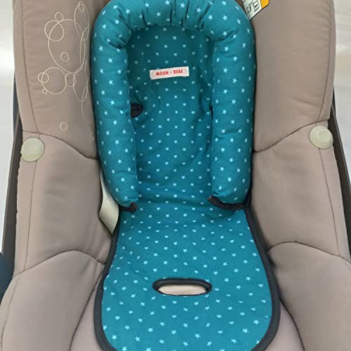 MOON-BEBE Auto-Sitzverkleinerer Antiallergikum universal maxi cosi autositz und fahrt (ROSA)