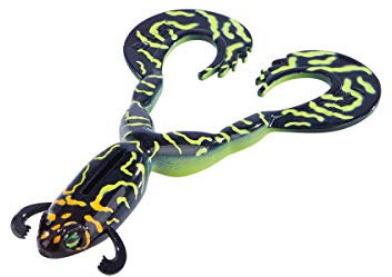 Balzer Shirasu Clone Frog - Gummifrosch, Größe/Gewicht/Farbe:12cm / 16g / Black Toxic UV