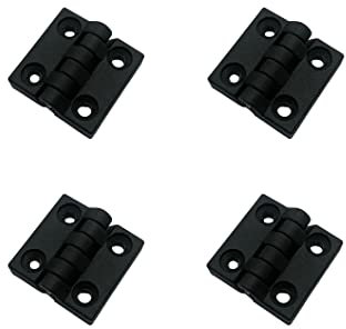 4 Stück Kunststoffscharnier 65x65mm Klappscharnier Scharnier Anschraubscharnier für Garten, Boot oder Maschinenbau. Diese Scharniere sind vielseitig einsetzbar