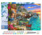 Figured'Art Peinture par Numéro Adulte avec Cadre Port fleuri - Activité Manuelle Kit de Loisir Créatif DIY Numéro d'Art Complet - 40x50cm toile tendue sur châssis