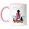 Kiddle-Design Katzenmama Tasse Rosa Personalisiert Katzenbesitzer Geschenk Katzenliebhaber Katzen Cat Mom Katzenfan Katzenmotiv Haustier
