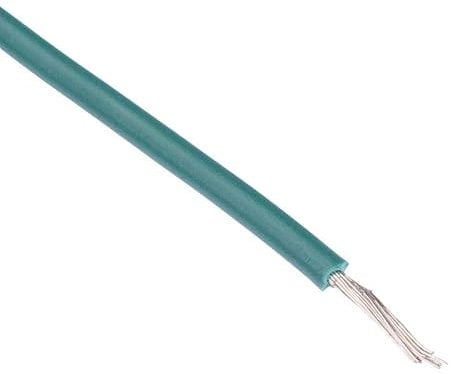 Green 16AWG 26/0.25mm Stranded Wire Hobby DIY Electronics Electrical Automotive (1m Length)