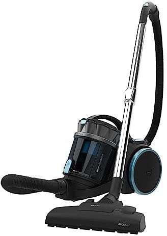 Cecotec Conga Rockstar Multicyclonic XL Multicyclonic XL Animal Plus Aspirapolvere a traino senza sacco 800 W, 20 kPa, EasyMove, Capacità 4 L, Filtro ad alta efficienza, Tubo telescopico, Accessori