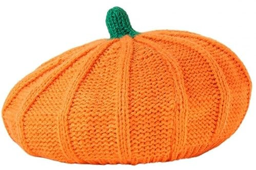 Luxylei Gestrickte Kürbis-baskenmütze Für Und Baby, Halloween-mütze, Strickmütze, Winterwärmer, Häkel-skimütze, Fotografie-Requisiten-mütze Für Frauen Und Babys
