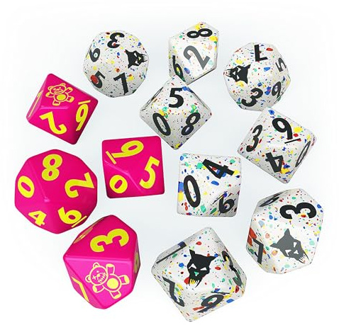 Modiphius | Fallout Factions Dice Set The Pack | Custom Dice Set for Fallout Factions Miniatures Skirmish Game | 2+ Players | 45–90 Minutes