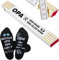SATINIOR Opa Zollstock Geschenk Set 2 Meter Holz Zollstock mit Gravur Kreativer Gliedermaßstab Lustige Baumwolle Socken 36-42 Bester Opa Geburtstagsgeschenk für Männer Großvater Weihnachten