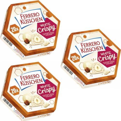Ferrero Küsschen White Crispy Schokolade 172 Gramm X 3 STÜCK