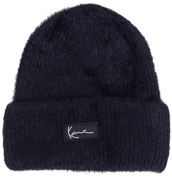 Karl Kani Unisex KA234-025-2 KK Woven Signature Cozy Beanie Black, one Size