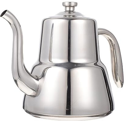 Artibetter 1pc Kettle Espresso Machine Hand Coffee Maker Pot Handheld Teapot Small Cake Board Espresso Pitcher Heat Water Gooseneck Jug Boiling Teapot Tea Set Stainless Steel Office