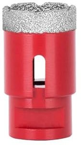 STREND PRO Diamant Bohrkrone Fliesen 40mm für Steckdose | PREMIUM Feinsteinzeug Bohrer 40mm Winkelschleifer | Fliesen Bohrkone | Fliesenbohrer/Diamantbohrer/Glasbohrer/Keramik bohrer/Porzellanbohrer