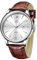 OLEVS Braun Uhr Herren Lederarmband Classic Herrenuhren Weiss Großes Zifferblatt Analog Kleid Armbanduhr Herren mit Datum Quarz Wasserdicht Uhren für Männer Leuchtend Geschenke