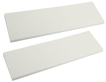 Motoforti 400x120x15mm 2pcs Car Garage Wall Guard Door Bumper Protector White Long-lasting