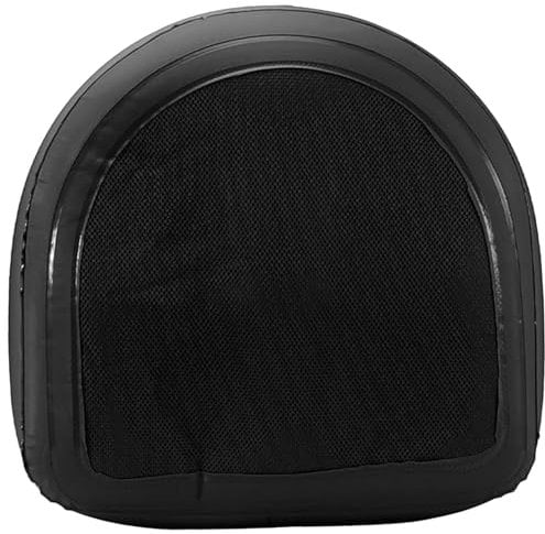 Aufblasbarer Whirlpool-Sitz mit Saugnapf, 18,5 x 14,6 x 5,9 Zoll, Whirlpool-Sitz mit 2-in-1-Ventil, wiederverwendbarer PVC-Spa-Pool, Whirlpool-Sitzerhöhung für Erwachsene, Schwarz, Whirlpool-Sitzerhöh