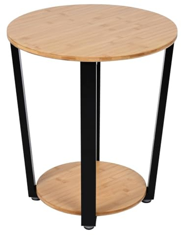 BEGRYF Wohnzimmertisch, Runder Couchtisch für Schlafzimmer Kleiner Beistelltisch rund, Coffee Table, modernes Design, platzsparend, vielseitig, stabil, pflegeleicht, Ablagetisch neben Sofa oder Bett –