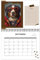 Hundewandkalender, Hundekalender 2025 - Wandplaner-Kalender | 2025 Tier-Wand-Monatskalender, lustiger süßer Welpen-Planer, Organizer für Zuhause