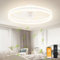 VOLISUN Ventilateur de Plafond avec Lumière et Télécommande, 6 Vitesses de vent et Ventilateur de Plafond avec Lumière Dimmable, LED Ventilateur Plafond Silencieux pour Chambre et Salon (Blanc, 50 cm)