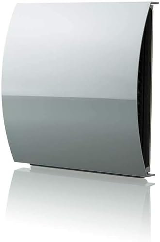 5 External Wall Vent Cover – UV-Resistant Air Vent Grille with Wind & Sound Baffle, Draft Excluder for Bathroom, Toilet, Office, Kitchen, Workshop, Extractor Fans & Heat Recovery Systems Grey
