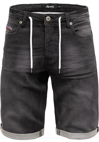 REPUBLIX Herren Jeans Short Männer Kurze Bermuda Hose Regular Fit R7038