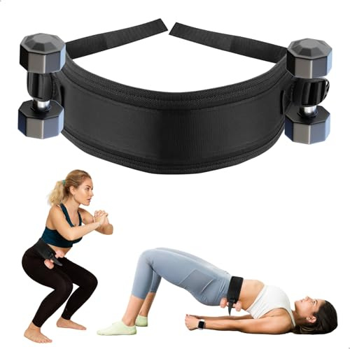 Hip Thrust Belt, Hip Thrust Gürtel Hüftstöße für Gewichthebergürtel mit Befestigten Hanteln, Hip Thrust Gerät Krafttraining Zuhause für Frauen Krafttrainingsgürtel für Heimtraining Krafttraining